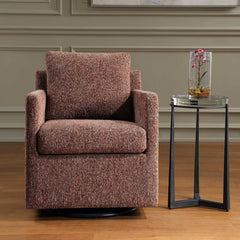 Tisdell Canyon Pink/Red Swivel/Glider - Ornate Home