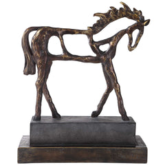 Titan Horse Bronze/Brown/Gray Sculpture - Ornate Home