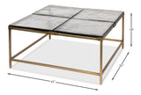 Titus Bronze Coffee Table - Ornate Home