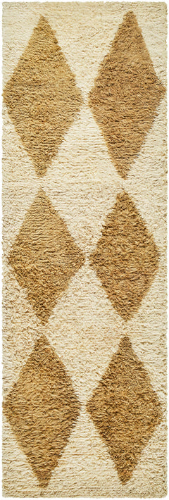 Tivka Diamond Checkered Wool Rug - Ornate Home