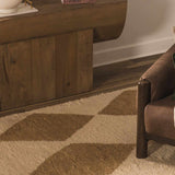Tivka Diamond Checkered Wool Rug - Ornate Home