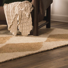 Tivka Diamond Checkered Wool Rug - Ornate Home