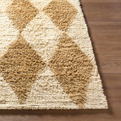 Tivka Diamond Checkered Wool Rug - Ornate Home