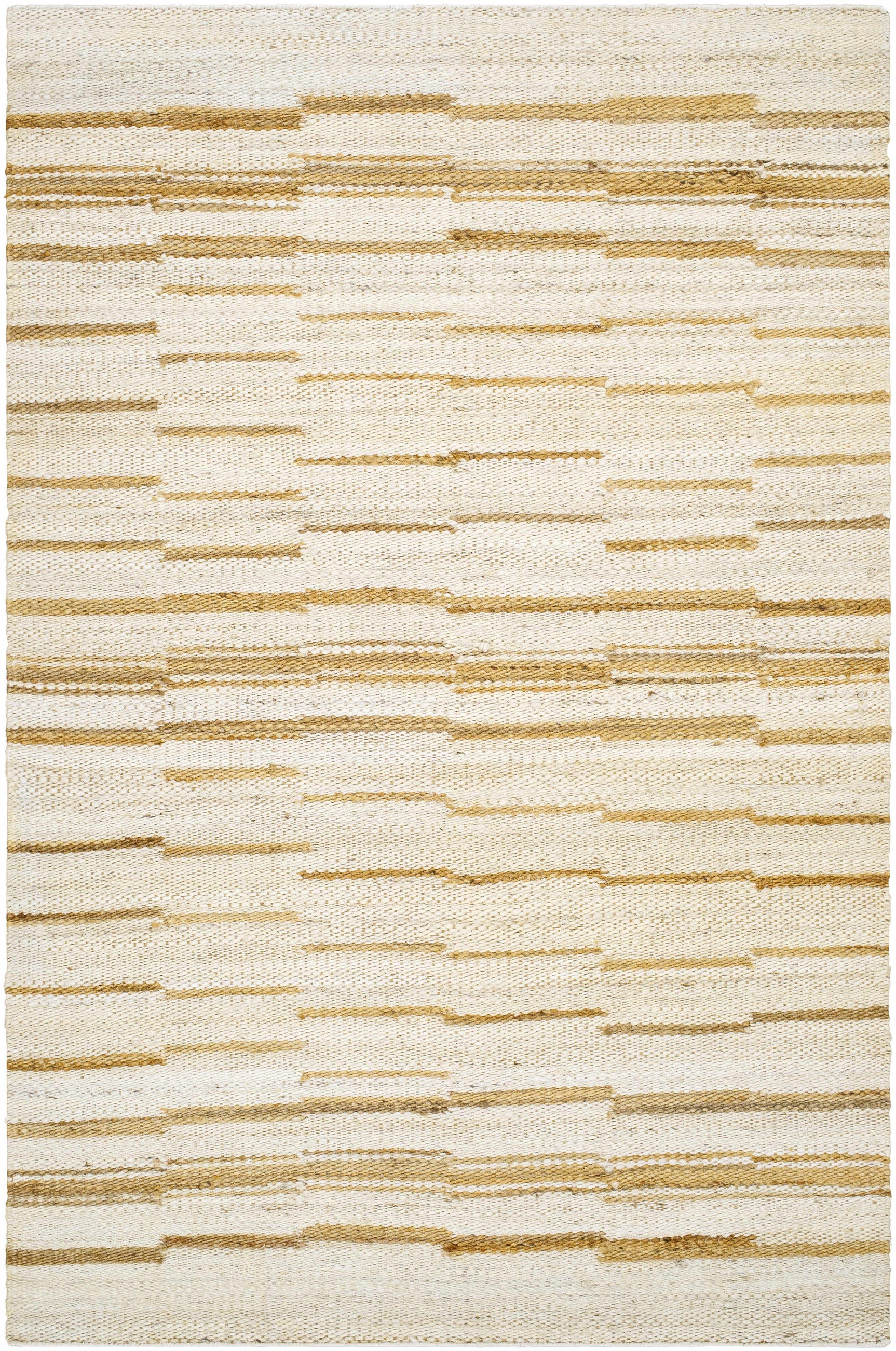 Tivon Broken-Striped Jute Rug - Ornate Home