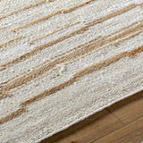 Tivon Broken-Striped Jute Rug - Ornate Home