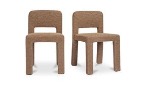 Tobi Speckled Brown Dining Chair (Set of 2) - Ornate Home