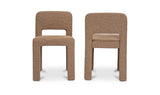 Tobi Speckled Brown Dining Chair (Set of 2) - Ornate Home