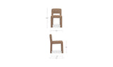 Tobi Speckled Brown Dining Chair (Set of 2) - Ornate Home