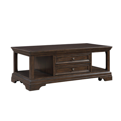 Tobias Espresso Lift Top Cocktail Table - Ornate Home