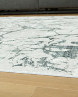 Tobinbury Gray Washable Large Rug - Ornate Home