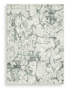 Tobinbury Gray Washable Medium Rug - Ornate Home