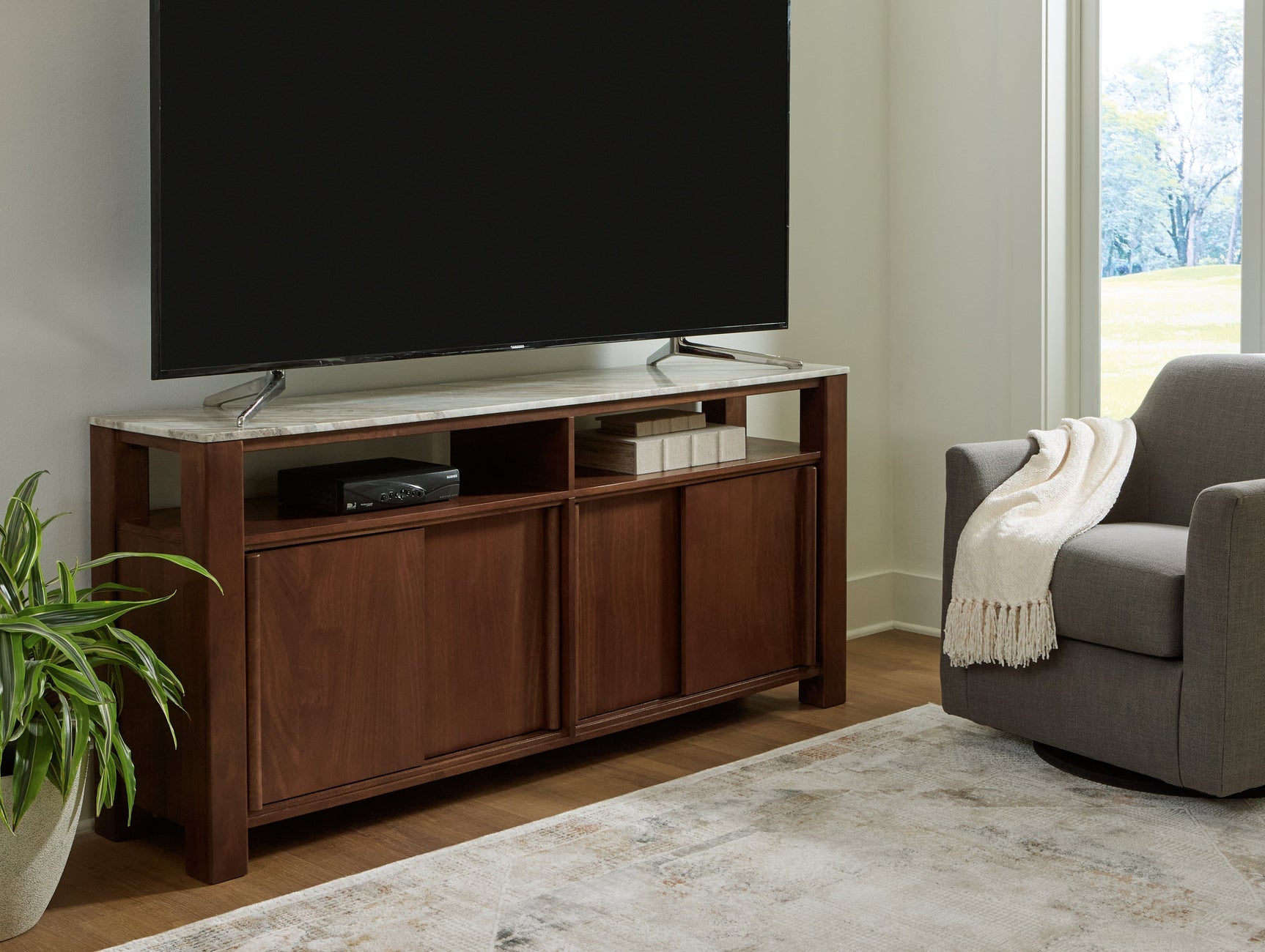 Tobinville Dark Brown Accent Cabinet (Online Special Price) - Ornate Home