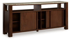 Tobinville Dark Brown Accent Cabinet - Ornate Home