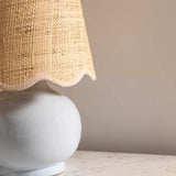 Tocae Blue Solid Ceramic Table Lamp - Ornate Home