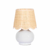 Tocae Blue Solid Ceramic Table Lamp - Ornate Home