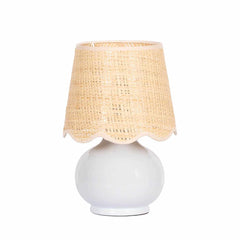 Tocae Blue Solid Ceramic Table Lamp - Ornate Home
