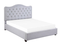 Toddrick Gray California King Platform Bed - Ornate Home