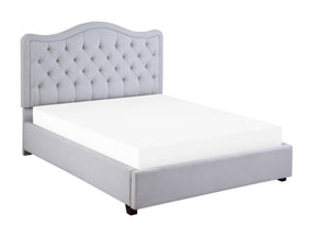 Toddrick Gray California King Platform Bed - Ornate Home