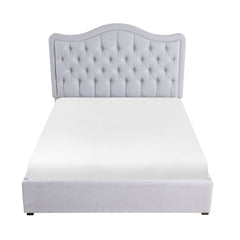 Toddrick Gray California King Platform Bed - Ornate Home