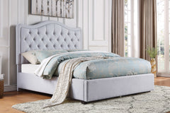 Toddrick Gray California King Platform Bed - Ornate Home