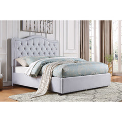 Toddrick Gray California King Platform Bed - Ornate Home