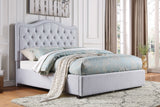 Toddrick Gray California King Platform Bed with Storage Drawers - Ornate Home