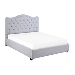 Toddrick Gray California King Platform Bed with Storage Drawers - Ornate Home