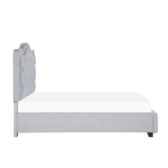 Toddrick Gray California King Platform Bed with Storage Drawers - Ornate Home