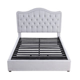 Toddrick Gray California King Platform Bed with Storage Drawers - Ornate Home
