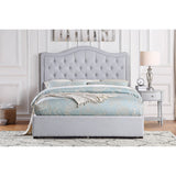 Toddrick Gray California King Platform Bed with Storage Drawers - Ornate Home