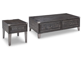 Todoe Dark Gray Coffee Table and End Table (Online Special Price) - Ornate Home