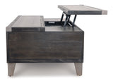 Todoe Dark Gray Lift Top Coffee Table (Online Special Price) - Ornate Home