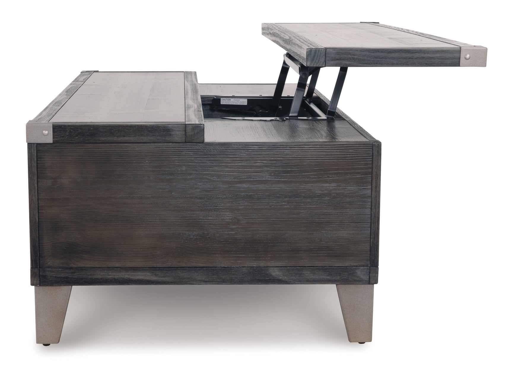 Todoe Dark Gray Lift Top Coffee Table (Online Special Price) - Ornate Home