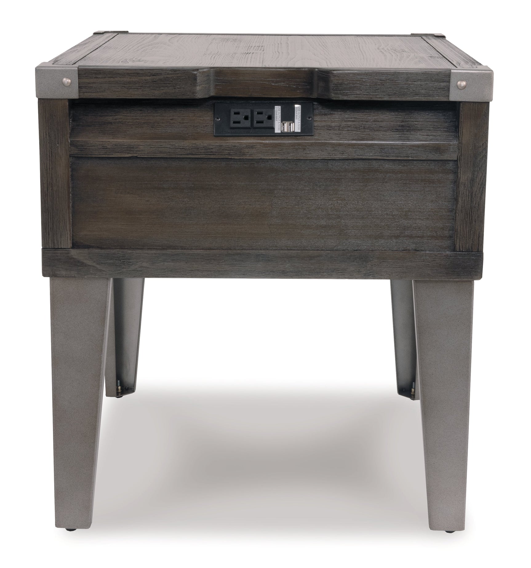 Todoe End Table with USB Ports & Outlets (Online Special Price) - Ornate Home