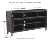 Todoe Gray 65" TV Stand (Online Special Price) - Ornate Home