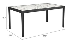 Tokai White Dining Table - Ornate Home