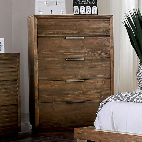 Tolna Walnut Chest - Ornate Home