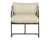 Toluca Birch Cream Accent Chair - Ornate Home