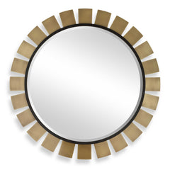 Toluca Brass Round Mirror - Ornate Home
