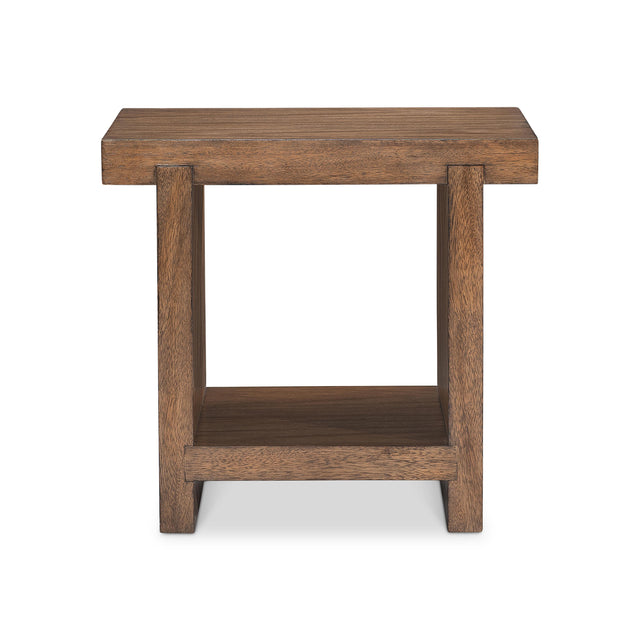 Tomas Brown/Wood Side Table - Ornate Home