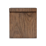 Tomas Brown/Wood Side Table - Ornate Home