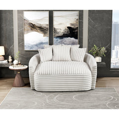 Tomball Beige Oversized Chaise Lounge - Ornate Home