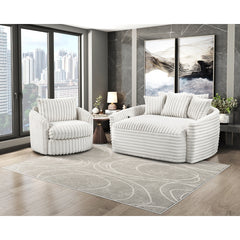 Tomball Beige Oversized Chaise Lounge - Ornate Home