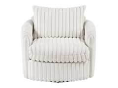 Tomball Beige Swivel Chair - Ornate Home