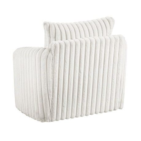 Tomball Beige Swivel Chair - Ornate Home