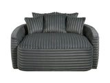 Tomball Dark Gray Oversized Chaise Lounge - Ornate Home