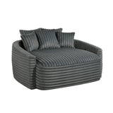 Tomball Dark Gray Oversized Chaise Lounge - Ornate Home