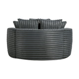 Tomball Dark Gray Oversized Chaise Lounge - Ornate Home