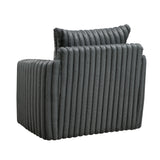 Tomball Dark Gray Swivel Chair - Ornate Home