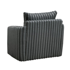 Tomball Dark Gray Swivel Chair - Ornate Home